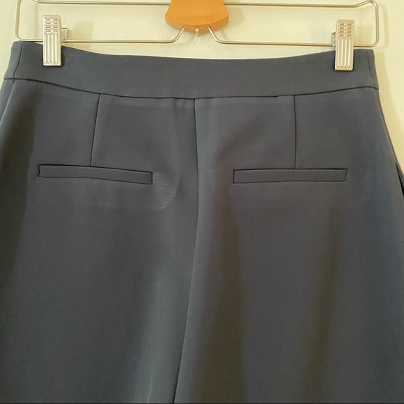 Achro Pants Crop Wide Leg high rise Navy Blue S - Picture 4 of 6